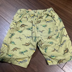キッズハーフパンツ恐竜120センチの画像