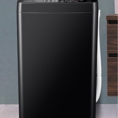 ハイセンス 5．5kg全自動洗濯機 keyword マットブラック HW-G55EKの画像