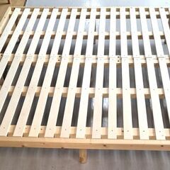 キングサイズ マットレス＆スノコベッド 倉庫保管中【引取限定・現状渡し】カグマニアの画像