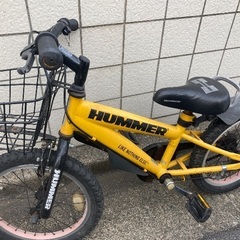 【ジャンク品】hummer子ども用自転車14インチの画像