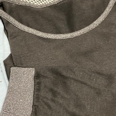 レディース 長袖Tシャツ 2枚 水色と黒の画像