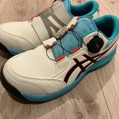 【新品未使用】26cm　安全靴 アシックス asics スニーカー ウィンジョブ CP309 BOA  ローカットの画像