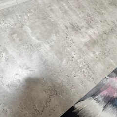 コンクリート調　ローテーブルの画像