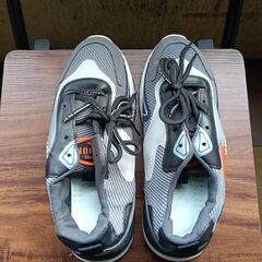 新品 25.5cm メンズ スニーカー グレー 厚底 シューズ 普段着 識別番号:【N561-S】の画像