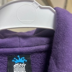 レア　《  stussy 》　キッズ服　110サイズ　トップス　パーカー　むらさきの画像
