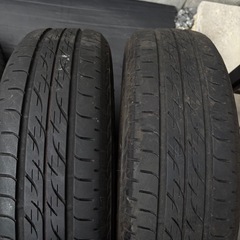 DOS 14インチアルミ 4.5J +45 タイヤ165/55R14 ４本の画像