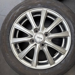 DOS 14インチアルミ 4.5J +45 タイヤ165/55R14 ４本の画像