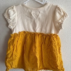 conoco 70 ワンピース （ロンパース）アイボリー/マスタードの画像