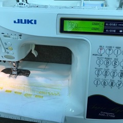 日本製★文字模様★JUKI家庭用CPミシンHZL-T8100★整備済の画像