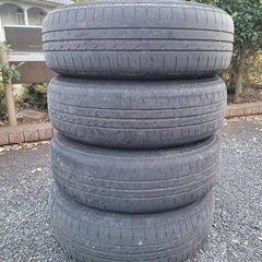 PCD100 4H 14x5.5 et38 MiD Euro S Stream ホイール４セット＋タイヤカバーの画像