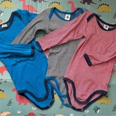 5点セットPetit Bateauボディースーツ86の画像