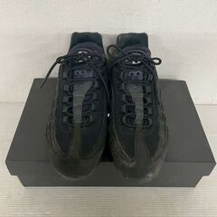 NIKE id HTM AIRMAX 95 27.0cm 藤原ヒロシ 限定カラー ブラック エアマックス95 ローカットスニーカー 状態良好 ナイキ シューズ Y2409の画像