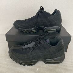 NIKE id HTM AIRMAX 95 27.0cm 藤原ヒロシ 限定カラー ブラック エアマックス95 ローカットスニーカー 状態良好 ナイキ シューズ Y2409の画像