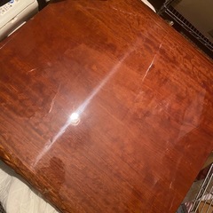希少 上級品 ブビンガ 天然木 一枚板 極上木目 座卓 天板の画像