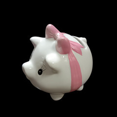 (中古)ブタの貯金箱の画像