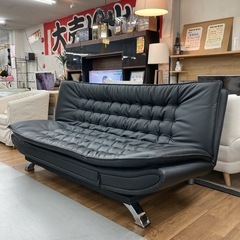 ジモティー限定価格！S280 ⭐ NITORI ニトリ Nシールド ロック ソファーベッド 幅195cm USEDの画像