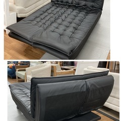 ジモティー限定価格！S280 ⭐ NITORI ニトリ Nシールド ロック ソファーベッド 幅195cm USEDの画像