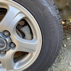 スタッドレスタイヤ　パジェロミニの画像