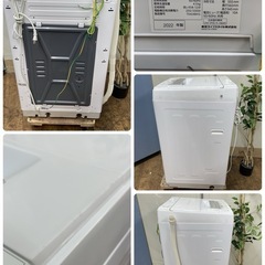 R053 ☀️ 2022年製の高年式♪ TOSHIBA 洗濯機（洗濯4.5㎏) AW-45GA2 ⭐ 動作確認済 ⭐ クリーニング済の画像