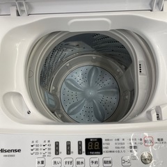☆ドリーム荒牧店☆ジモティー割引有☆【クリーニング済み】ハイセンス/5.5kg洗濯機/HW-E5503/2019年製の画像