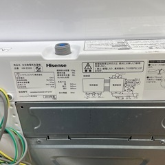 ☆ドリーム荒牧店☆ジモティー割引有☆【クリーニング済み】ハイセンス/5.5kg洗濯機/HW-E5503/2019年製の画像