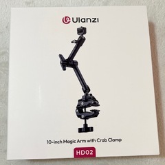 新品未使用　カメラ マウントアーム クランプ 10インチ 耐荷重3kg コンパクトの画像