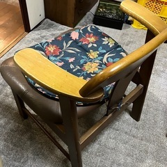 革座面の椅子の画像