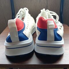 新品 27cm メンズ スニーカー ホワイト 厚底 シューズ 普段着 識別番号:【N565-S】の画像