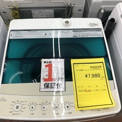 《尼崎市/リサイクルショップドリーム次屋店》★ジモティー割引有★4.5kg洗濯機　ハイアール　JW-C45A 2018年製　クリーニング済み　中古品☆尼崎市若王寺☆の画像