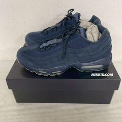 NIKE id HTM AIR MAX 95 27.0cm 藤原ヒロシ 限定カラー ネイビー エアマックス95 ローカットスニーカー 状態良好 ナイキ シューズ Y2410の画像