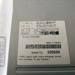 トヨタ純正　CDデッキの画像