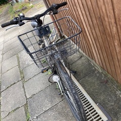 クロスバイク　白　26インチの画像