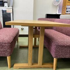 【リサイクルショップ ピカソ 小松原】✨極美品✨🛋️🌿✨RELAX FORM（リラックスフォーム） カフェ風ダイニングソファセット✨🌿🛋️★7191★の画像