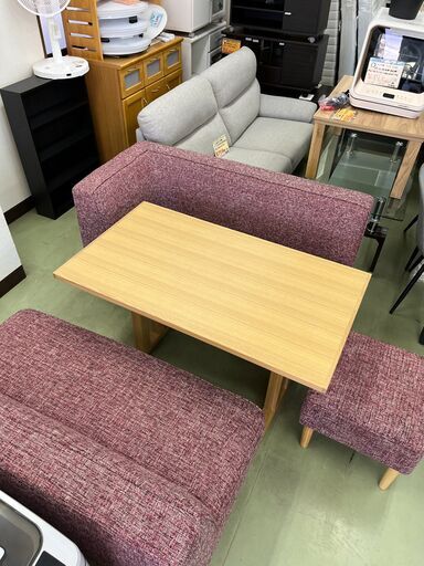 【リサイクルショップ ピカソ 小松原】✨極美品✨?️?✨RELAX FORM（リラックスフォーム） カフェ風ダイニングソファセット✨?