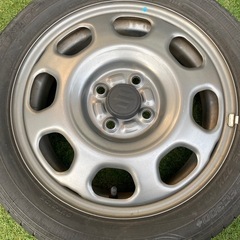 ハスラー純正ホイール4本セット タイヤ付きの画像
