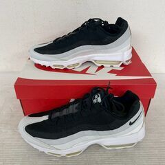 【新品未使用】NIKE AIR MAX 95 ULTRA ESSENTIAL 27.0cm コレクション保管品 ナイキ エアマックス95 ブラック×ホワイト Y2411の画像