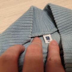 UNIQLO 水色 長袖カットソー 120 ユニクロ 子供服 キッズの画像