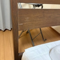 シングルベッドの本体のみの画像