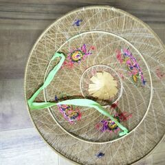 ベトナム   刺繍 ノンラー 笠 傘 帽子の画像