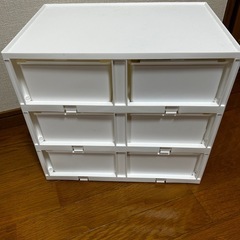 収納　３段収納　ニトリ　カラボ収納の画像