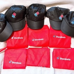 ドミノピザ　子供　エプロン　キャップ　11点セットの画像