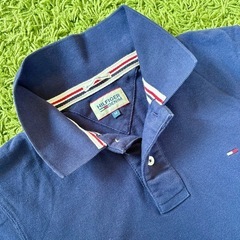 💙Tommy HILFIGER / HILFIGER DENIM✨深みネイビーが上品に映える大人ポロシャツ♡秋冬はレイヤードで今っぽく…🍂の画像