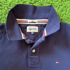 💙Tommy HILFIGER / HILFIGER DENIM✨深みネイビーが上品に映える大人ポロシャツ♡秋冬はレイヤードで今っぽく…🍂の画像