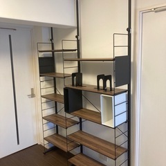 【ニトリ】突っ張り側面収納Nポルダ(x3連、全幅200cm)の画像