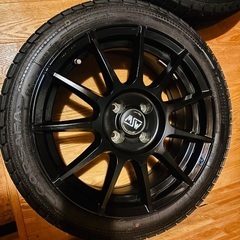 【破格】FIAT 500 スタッドレスタイヤ 4本 ホイール付き
