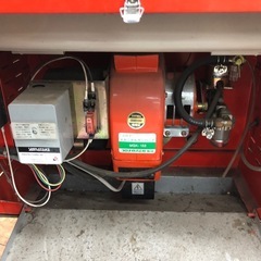 中古　融雪機　動作OK ホース、スロープ付きの画像