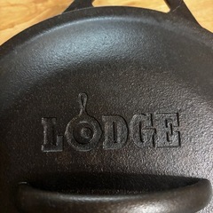 LODGE(ロッジ) スキレット 深型 10-1/4インチ　ふたつき蓋付きの画像