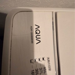 2019年製 5kg 洗濯機　動作確認済み AQUA  AQW-GS5E6(KW)の画像