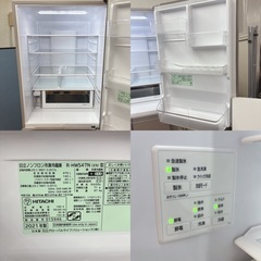 I420 🌈 ジモティー限定価格！美品♪ HITACHI 冷蔵庫（470L 右開き） ⭐ 動作確認済 ⭐ クリーニング済の画像