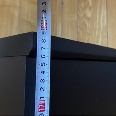 カラーボックス　　   黒　　1.79m  x  0.475 x 0.393の画像